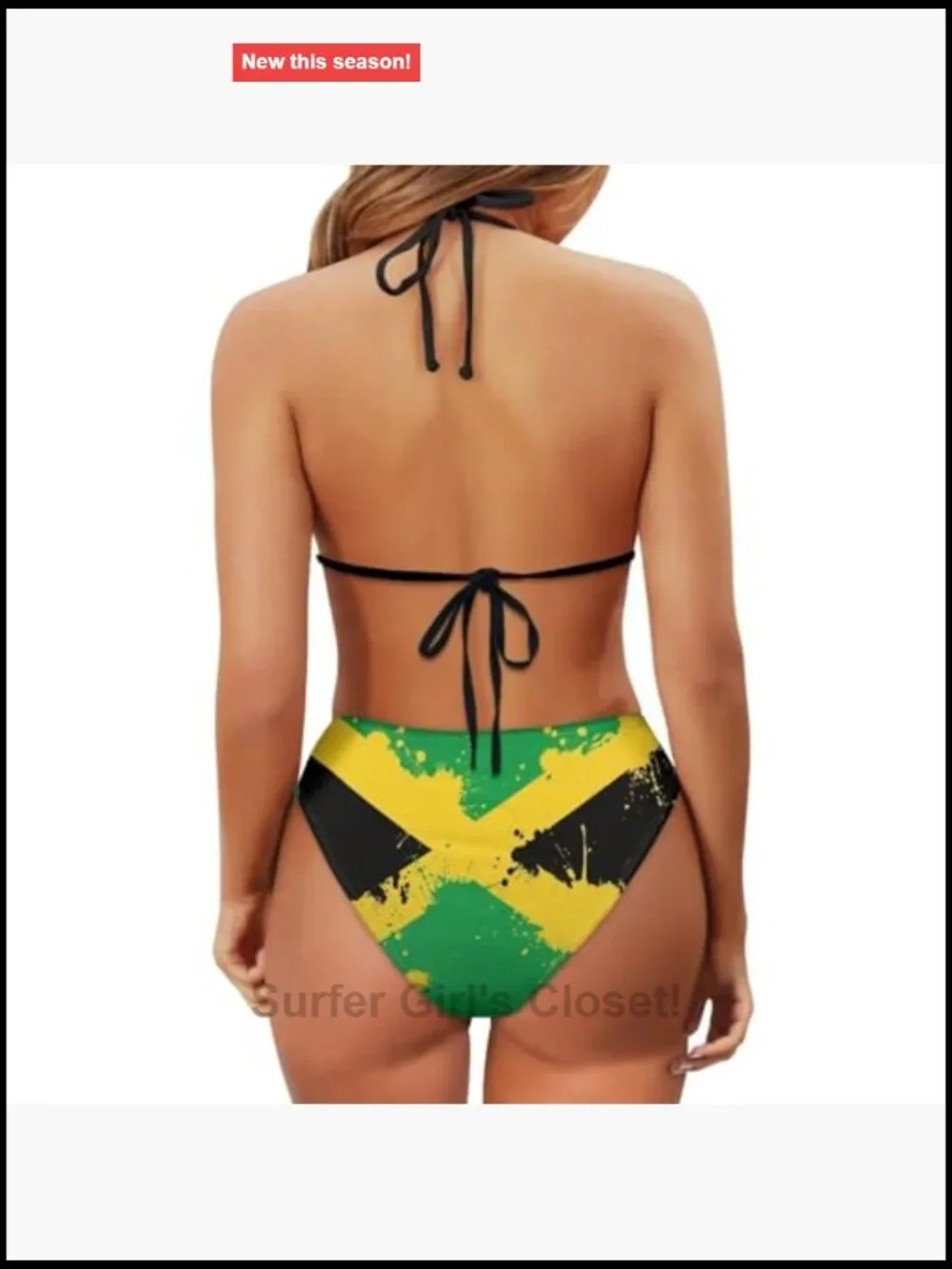 Sexy 2 Piece Bikini Set Halter String Swimsuit Removable Padded Thong Low Rise